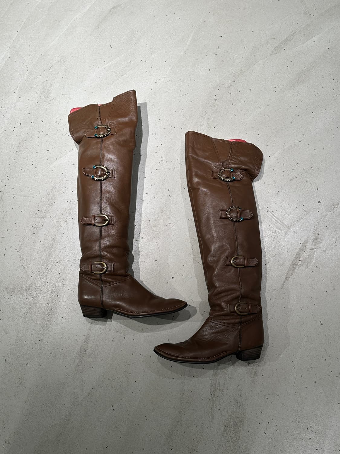 00s Anna sui  y2k vintage brown boots 상품이미지3
