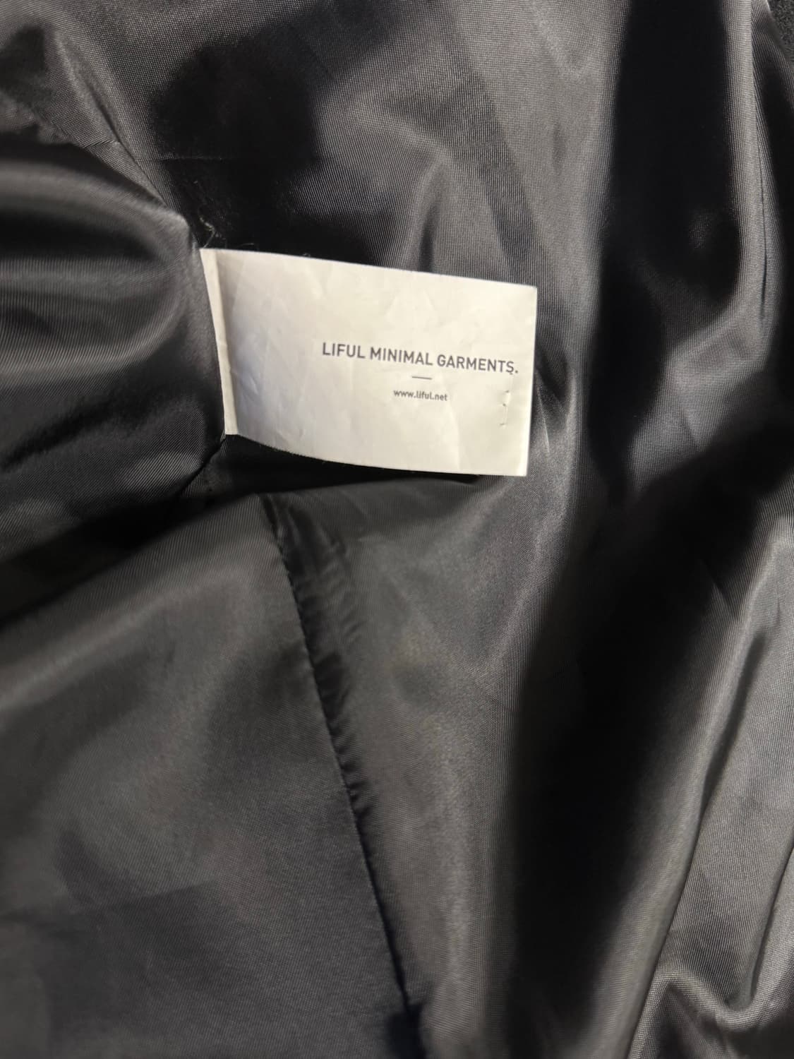 LIFUL  Minimal Garments 롱코트 블랙 L 상품이미지9