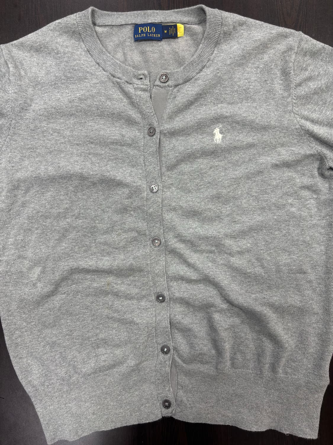 폴로 랄프로렌 회색 가디건 M 상품이미지7