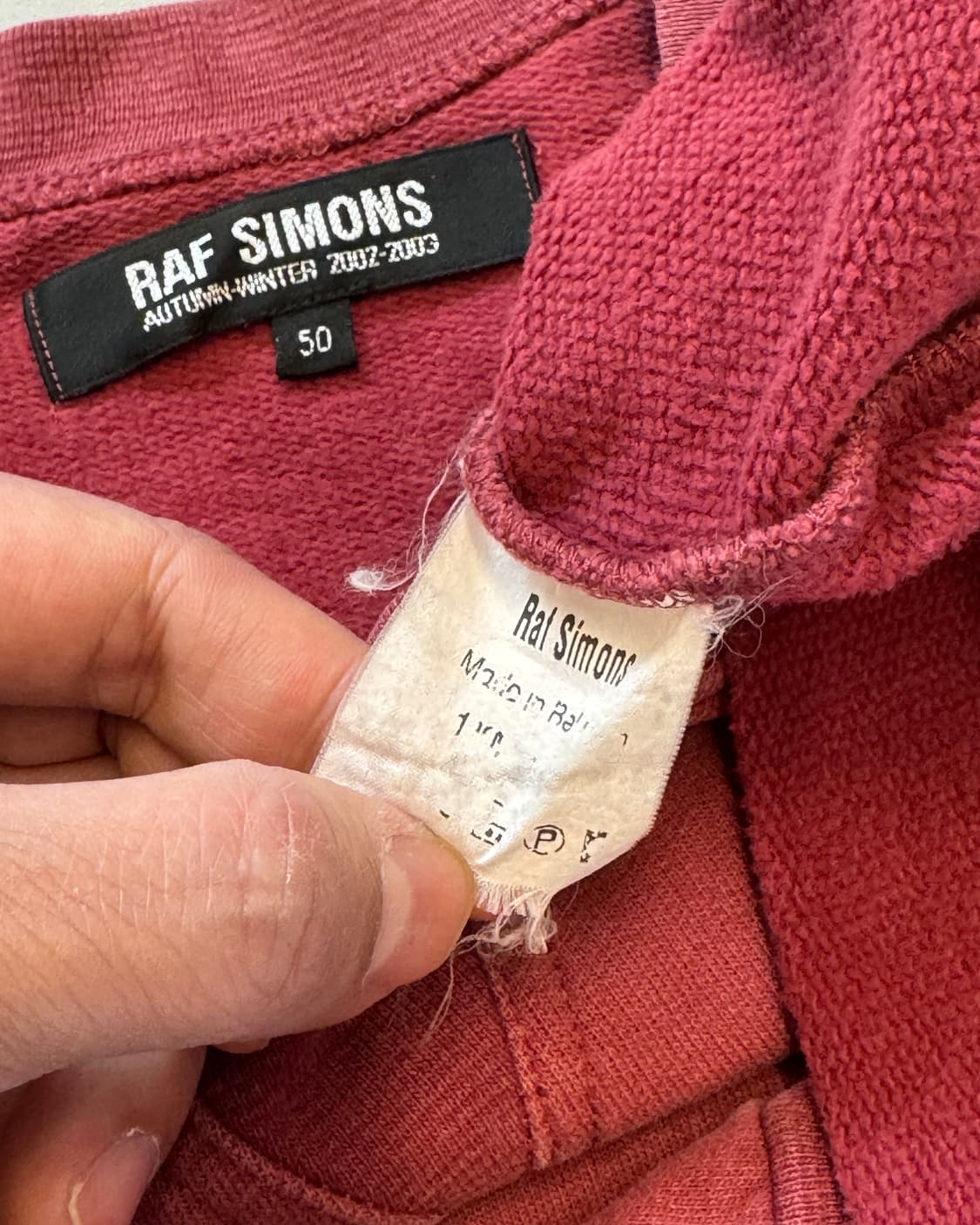 2002 라프시몬스 블랭크 스웻 상품이미지6