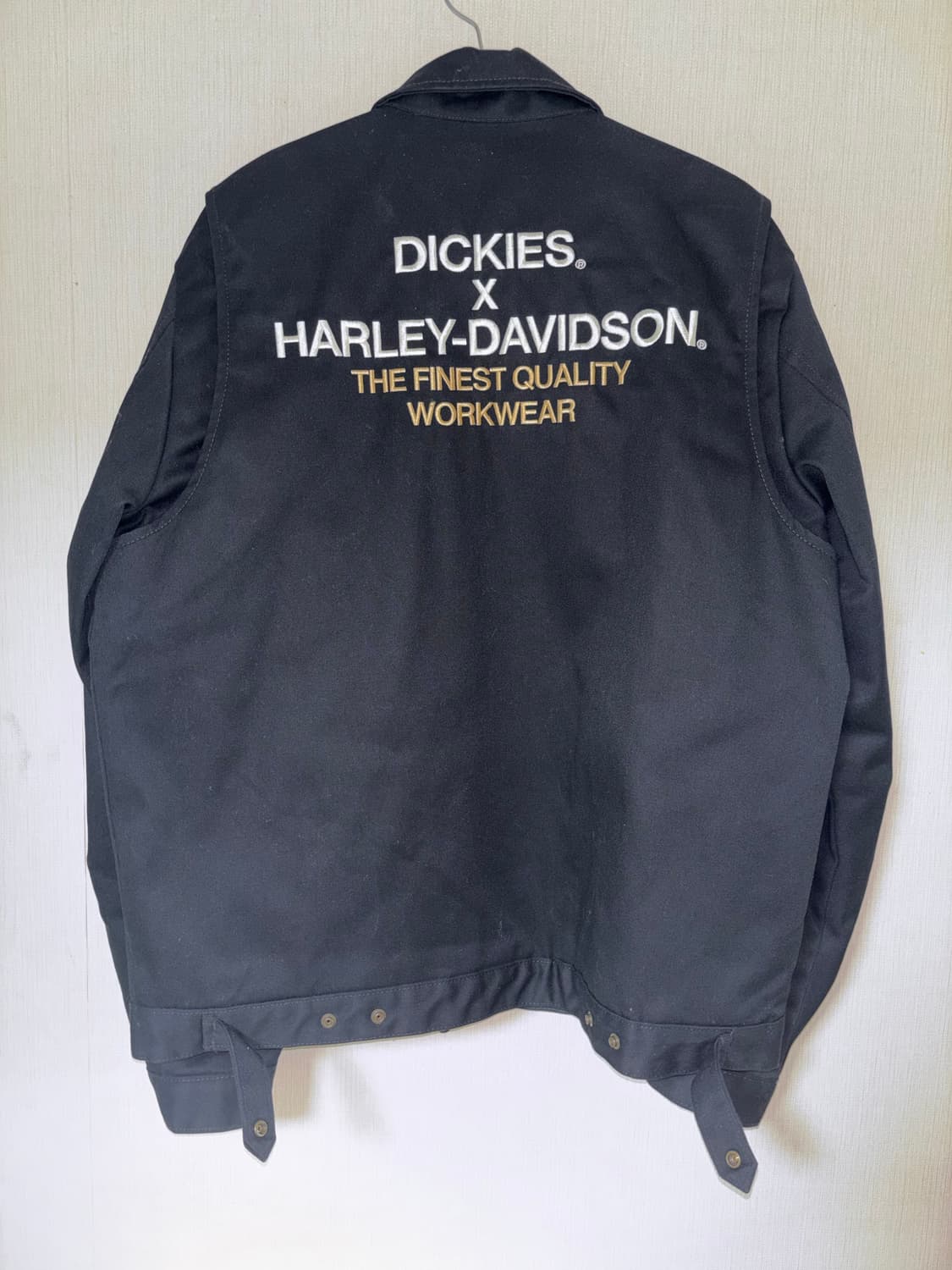 디키즈 X 할리 데이비슨 워크 자켓 블랙 상품이미지4