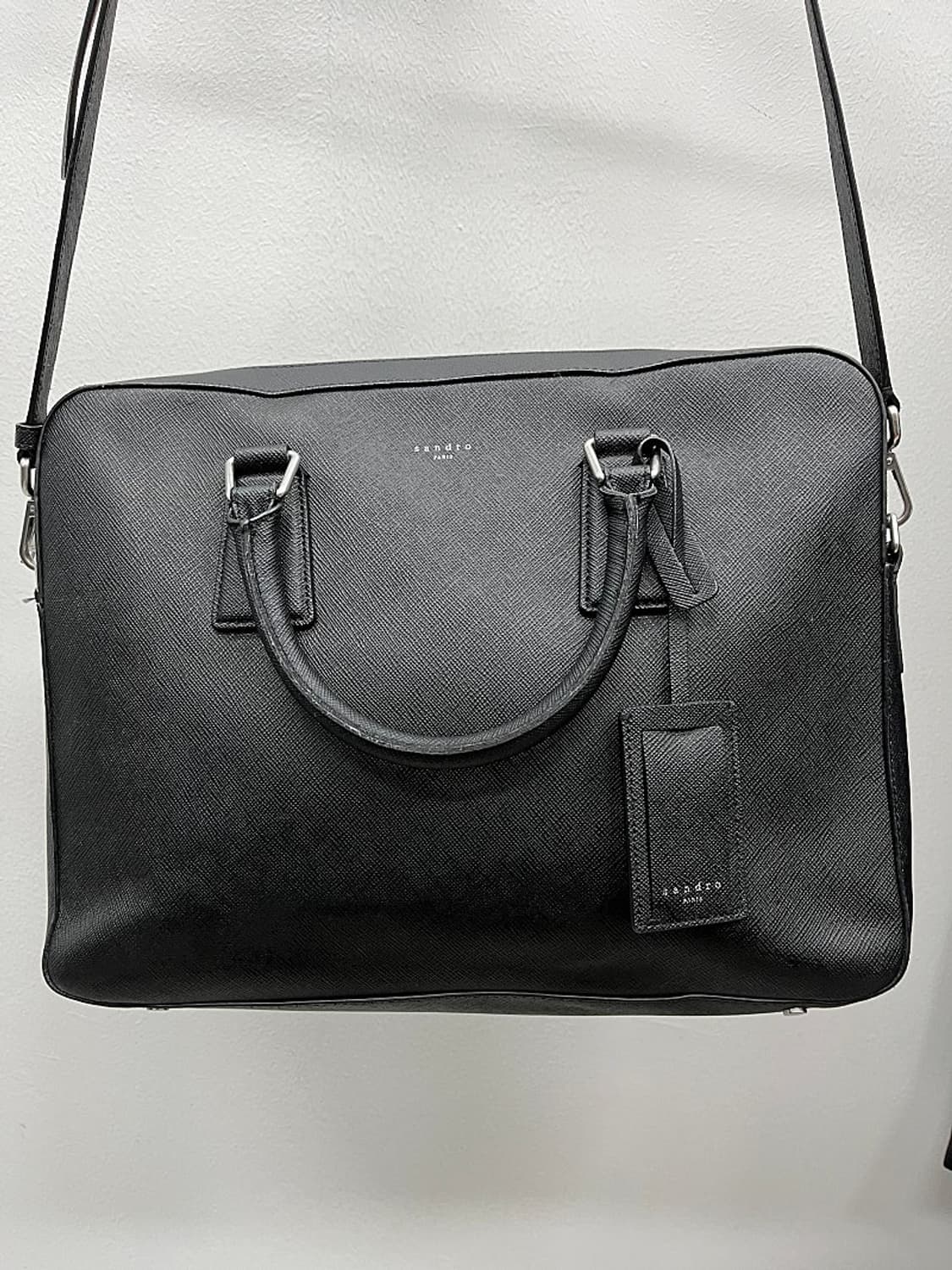 산드로 사피아노 레더 브리프케이스  상품이미지4