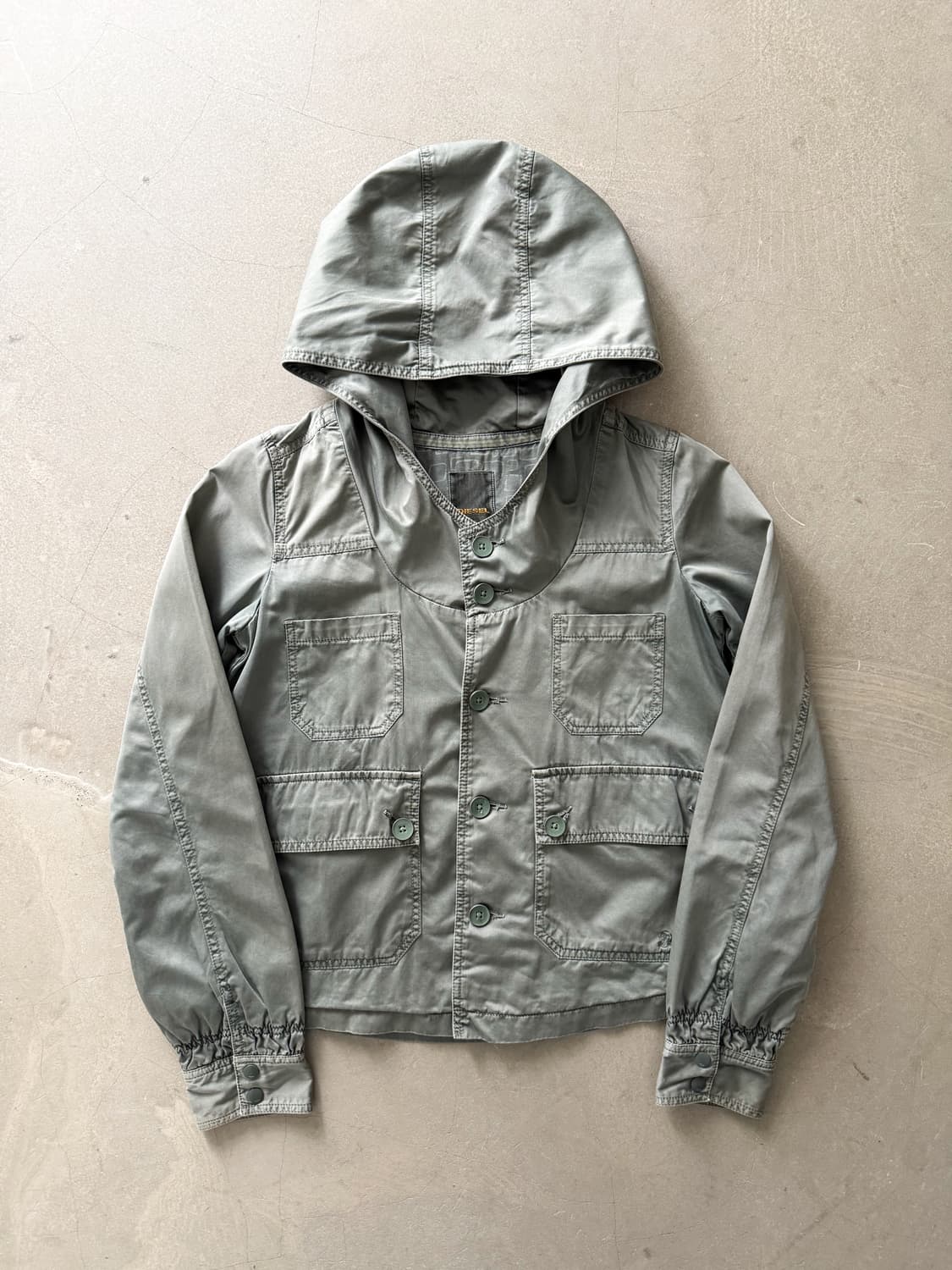  Diesel Women's Cotton Hooded Jacket 상품이미지2