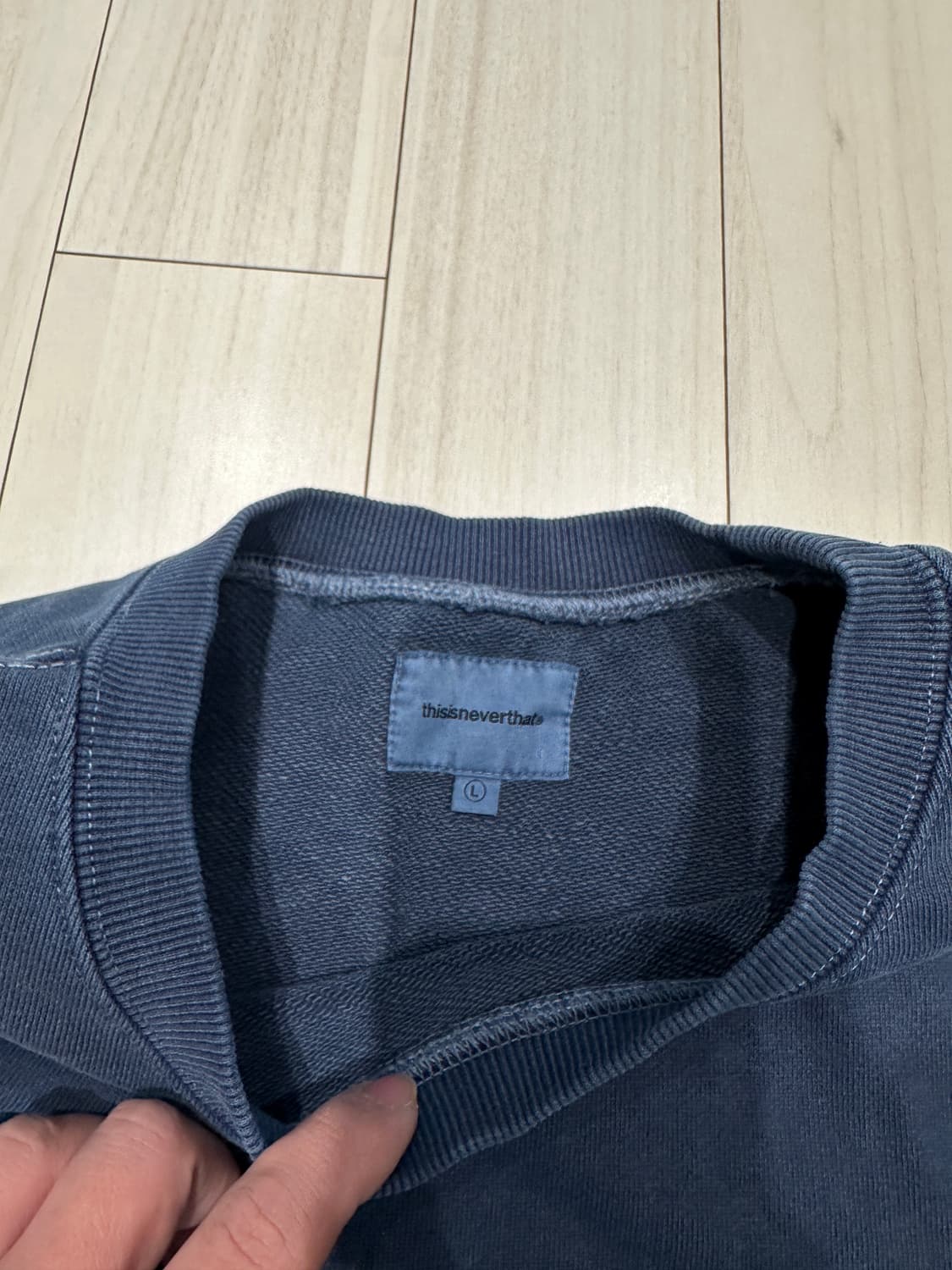 디스이즈네버댓 로고 맨투맨 L 상품이미지3