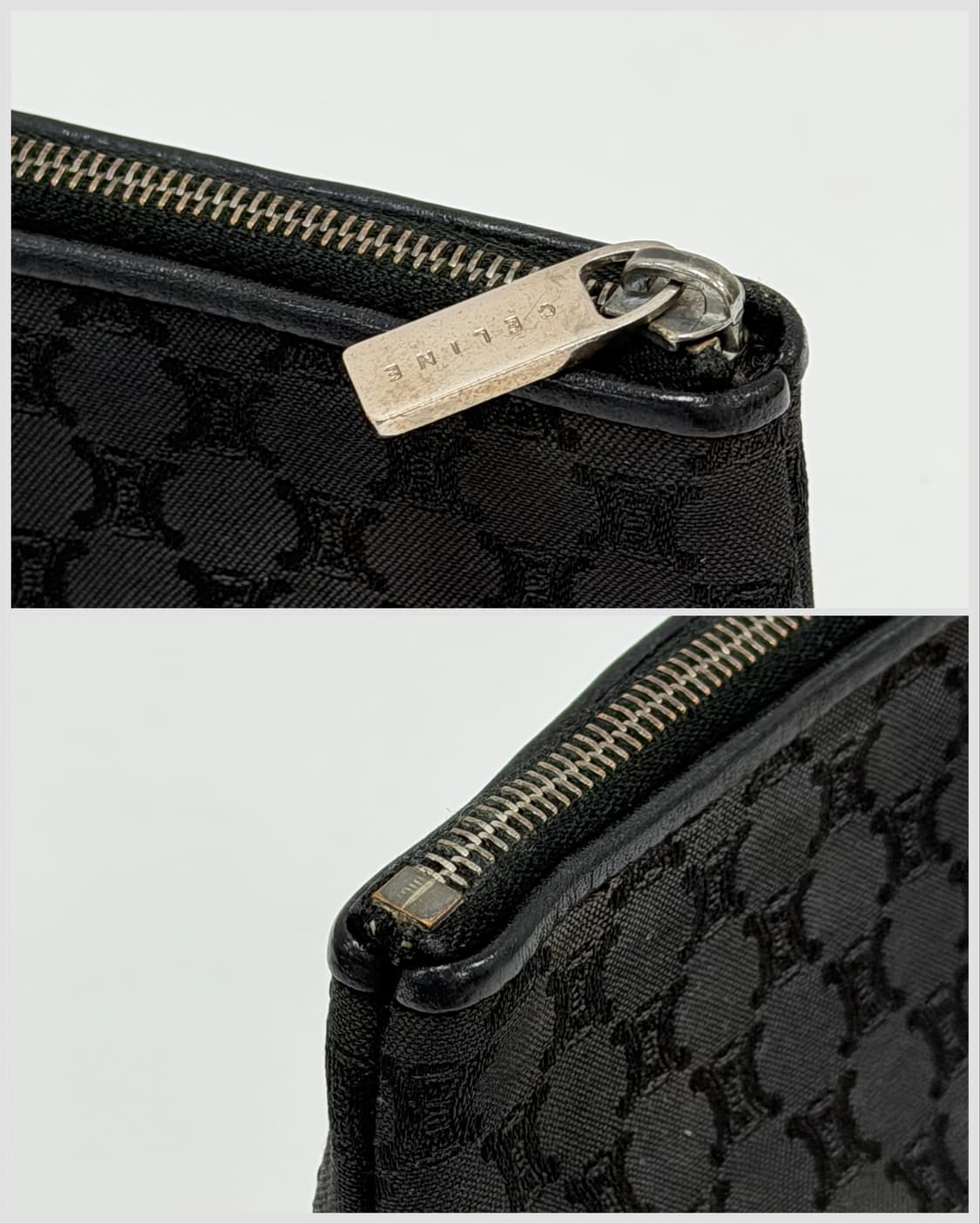 셀린느 블랙 마카담 캔버스 파우치 상품이미지7