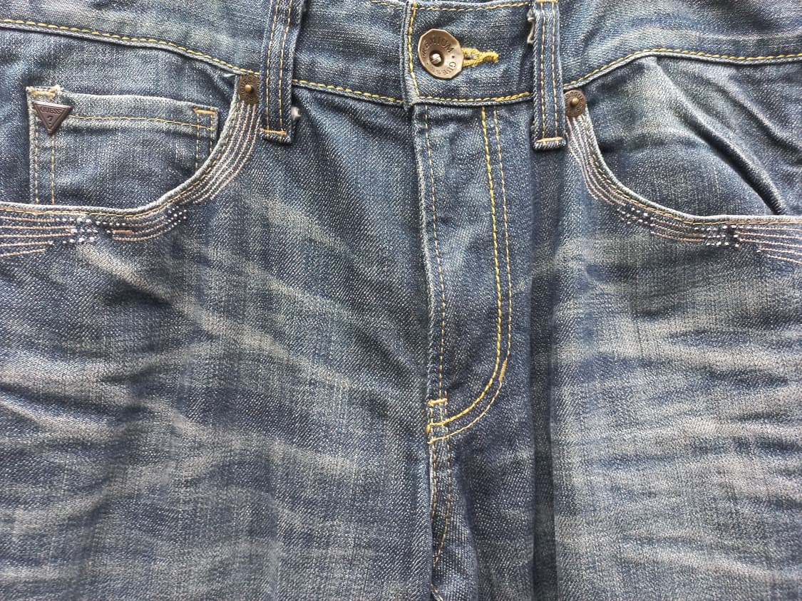 Guess Premium y2k 큐빅 청바지  허리 30 상품이미지5