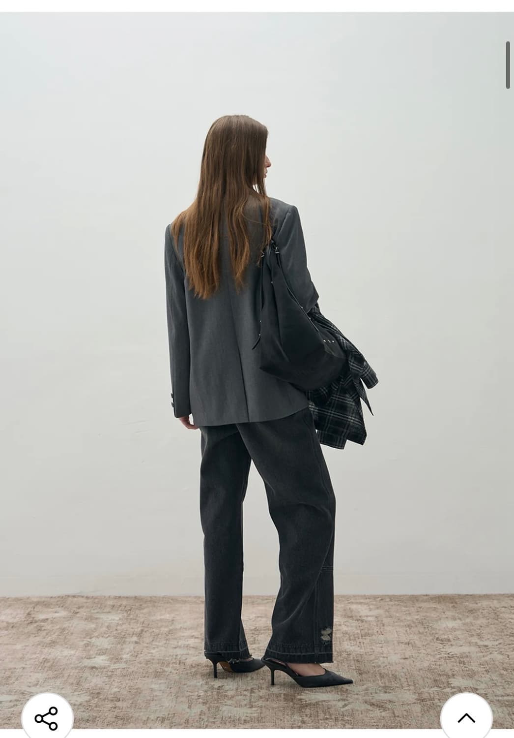 (새상품)(M) 레더리 어반 베이직 싱글 블레이저 [GREY] 판매 상품이미지5