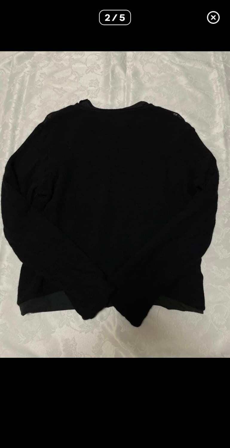요지 야마모토 layered roundneck knit 상품이미지2