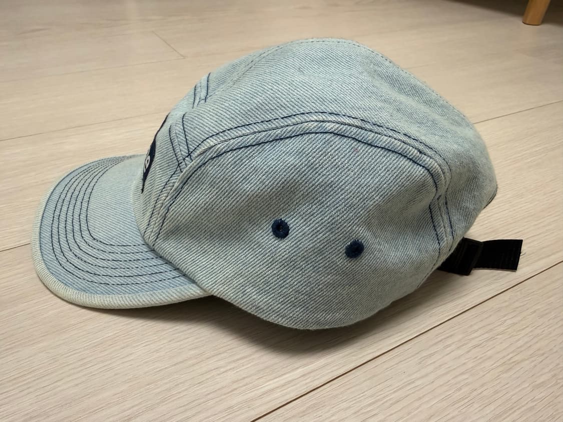 25SS 슈프림 데님 캠프캡 라이트 워시드 인디고   상품이미지3