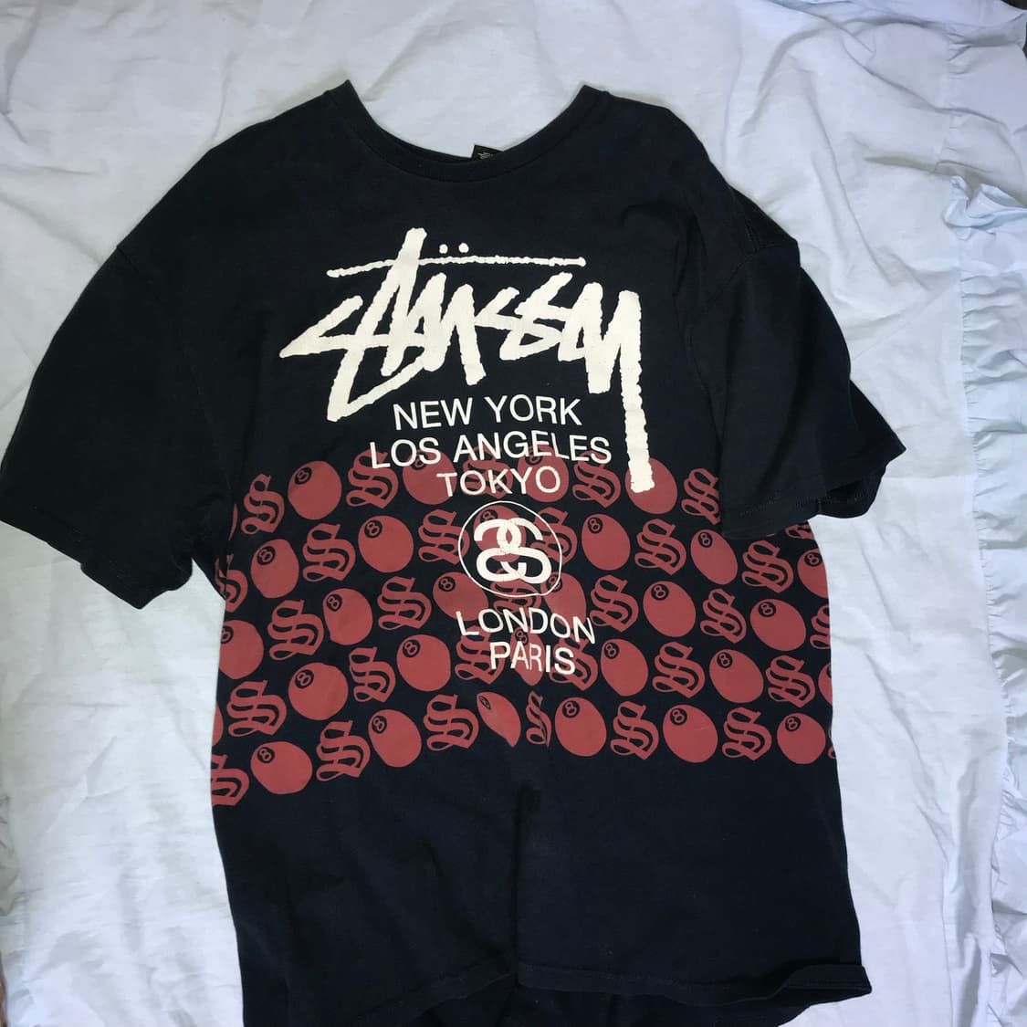 스투시 반팔 빈티지 옷 잠옷용 티셔츠 XL 상품이미지2