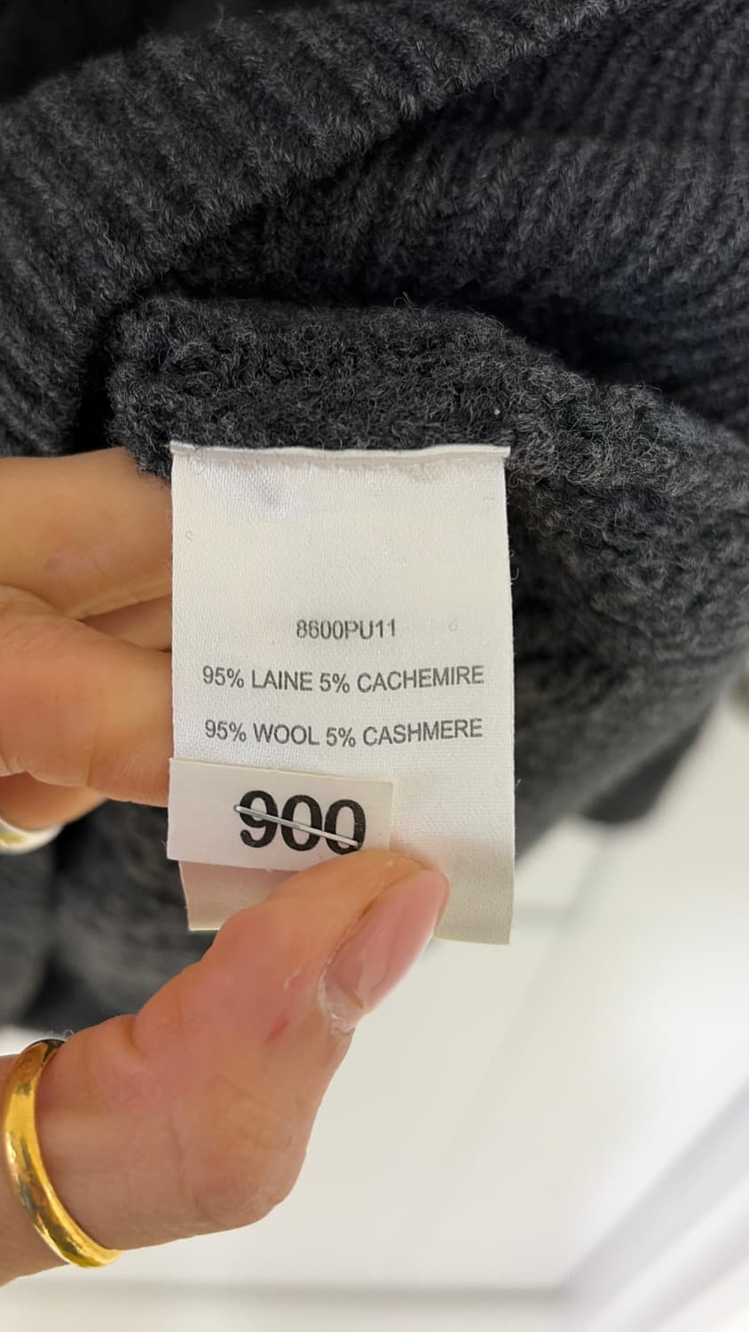 까르뱅 울캐시 니트 44-55 정품 상품이미지3