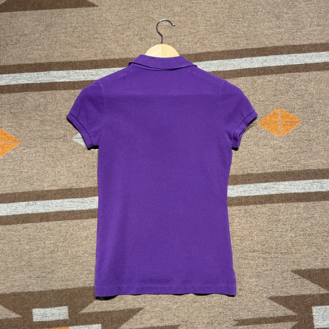 폴로랄프로렌 여성 빅포니 스키니 폴로 반팔 s 퍼플 상품이미지4