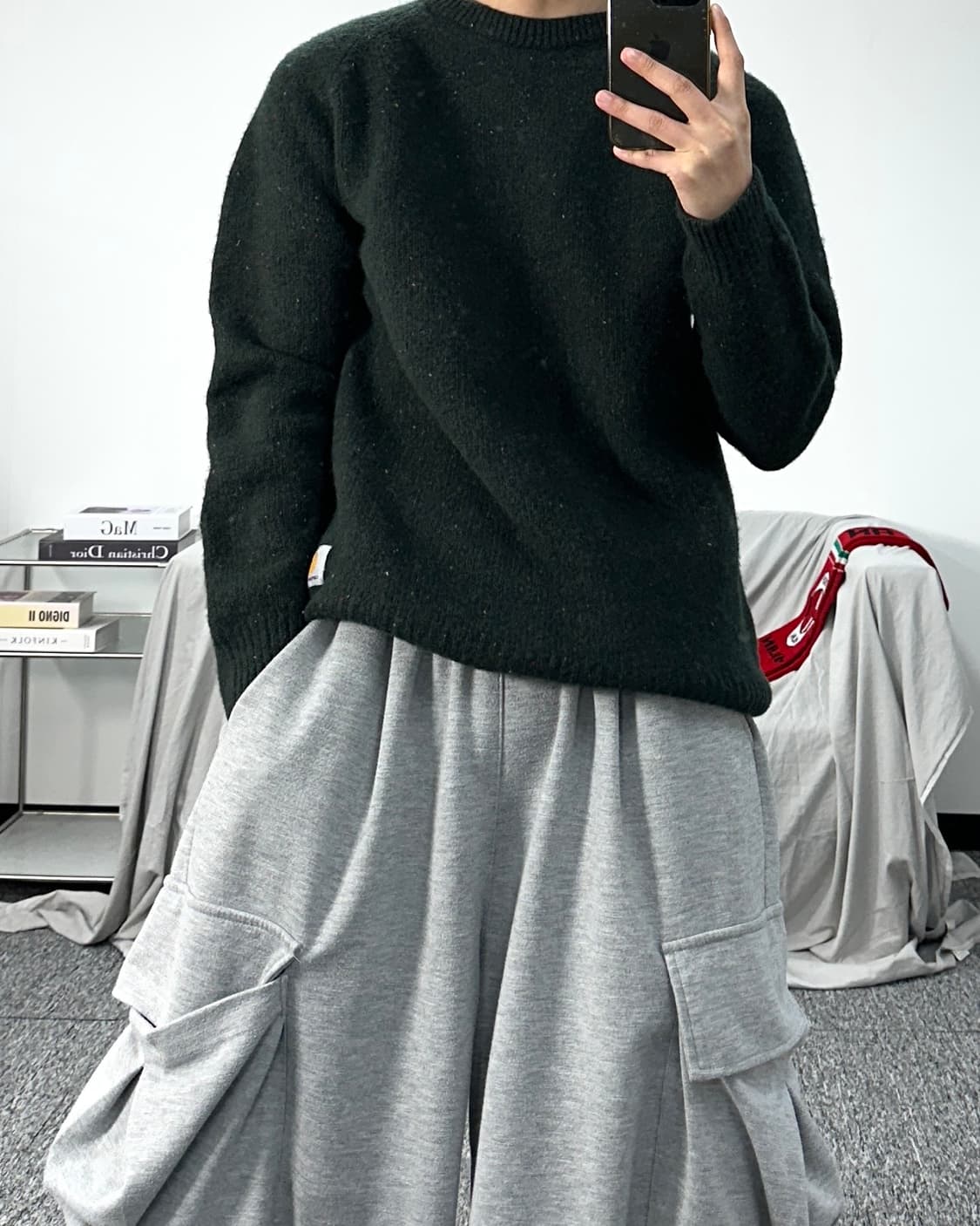 칼하트 WIP 앙글리스틱 스웨트 니트 XL 상품이미지3