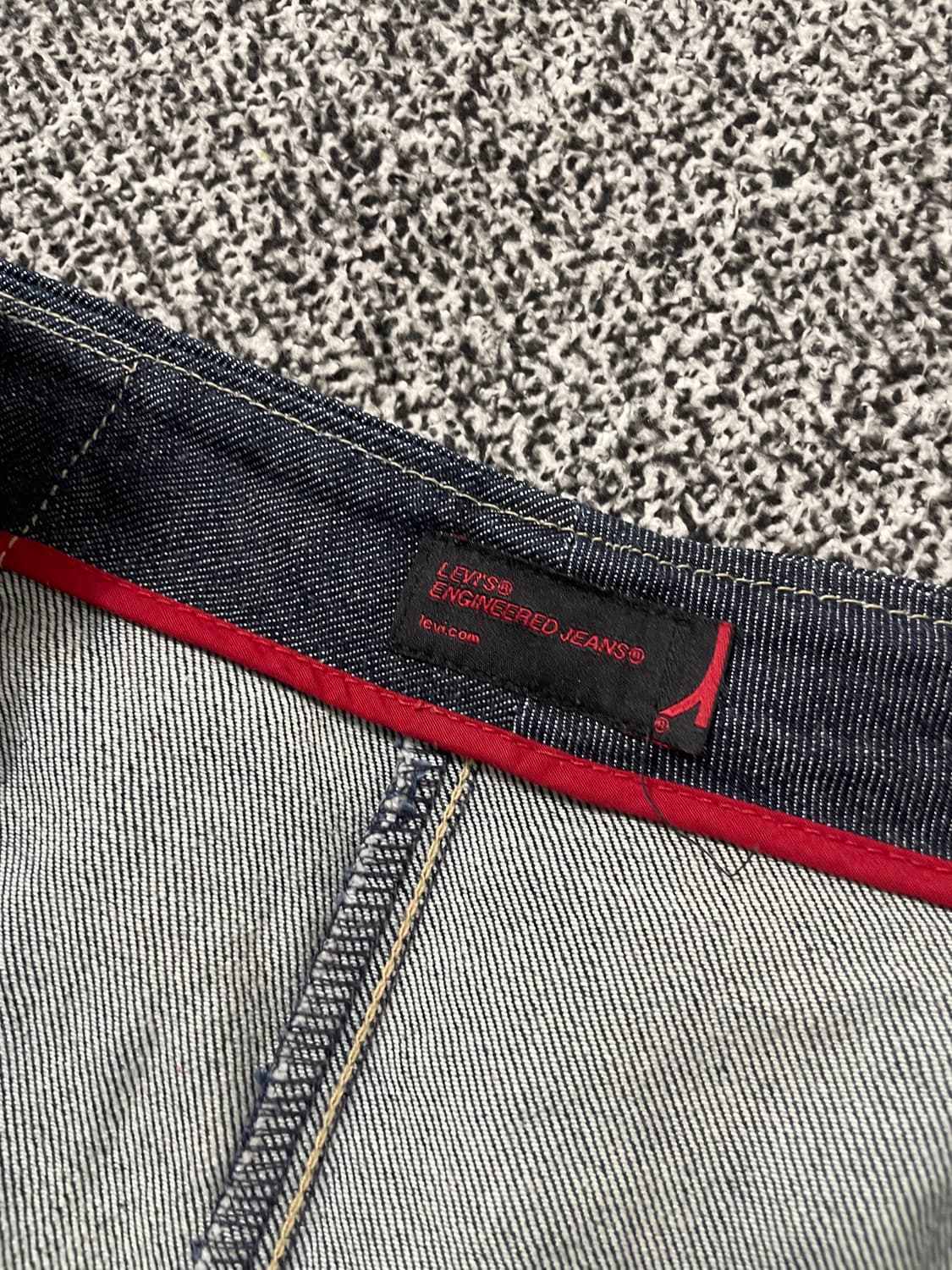 빈티지9. 리바이스 엔지니어드 진 데님 랩 스커트 청치마 미니 스커트 상품이미지4