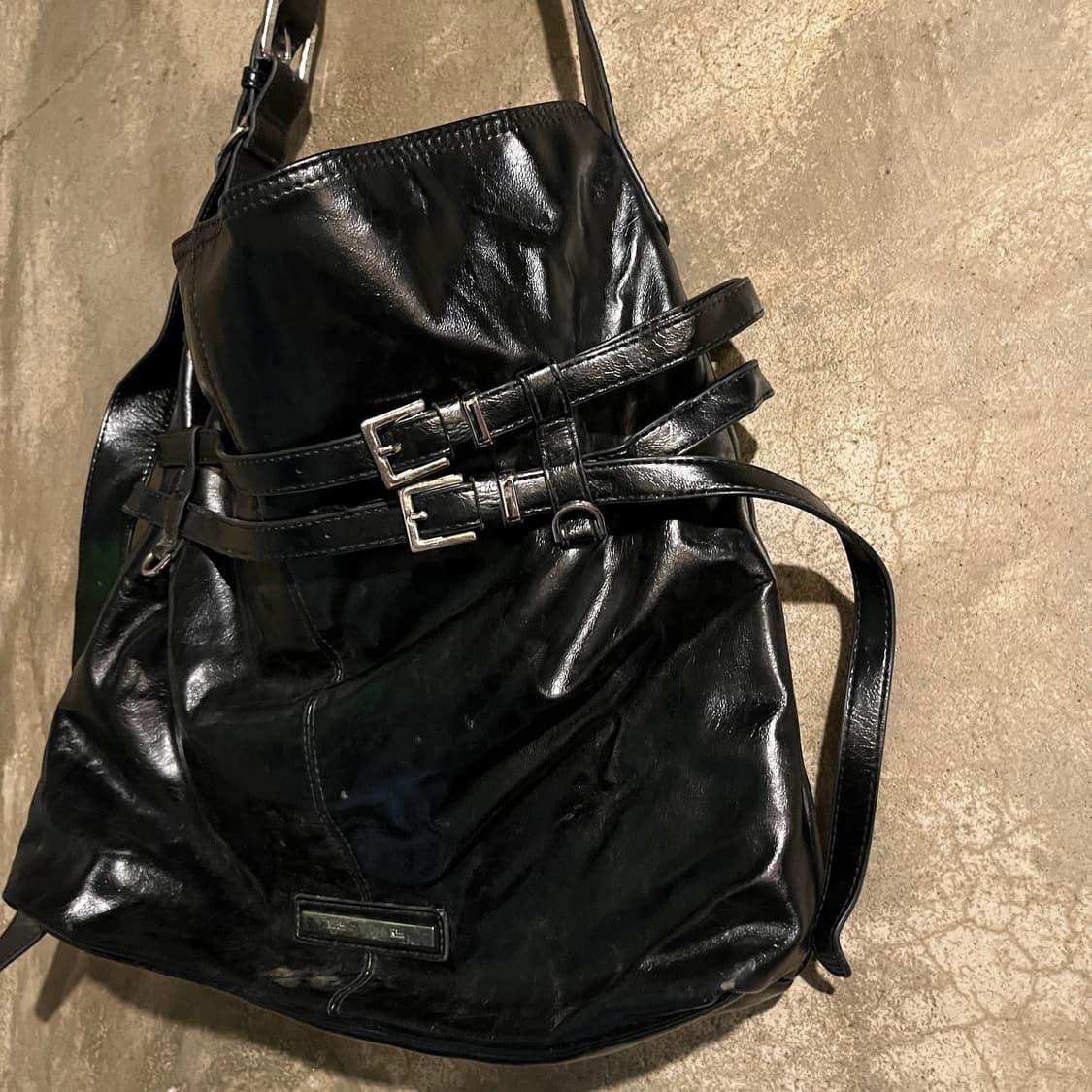 마뗑킴 레더 가죽 크로스백 상품이미지5