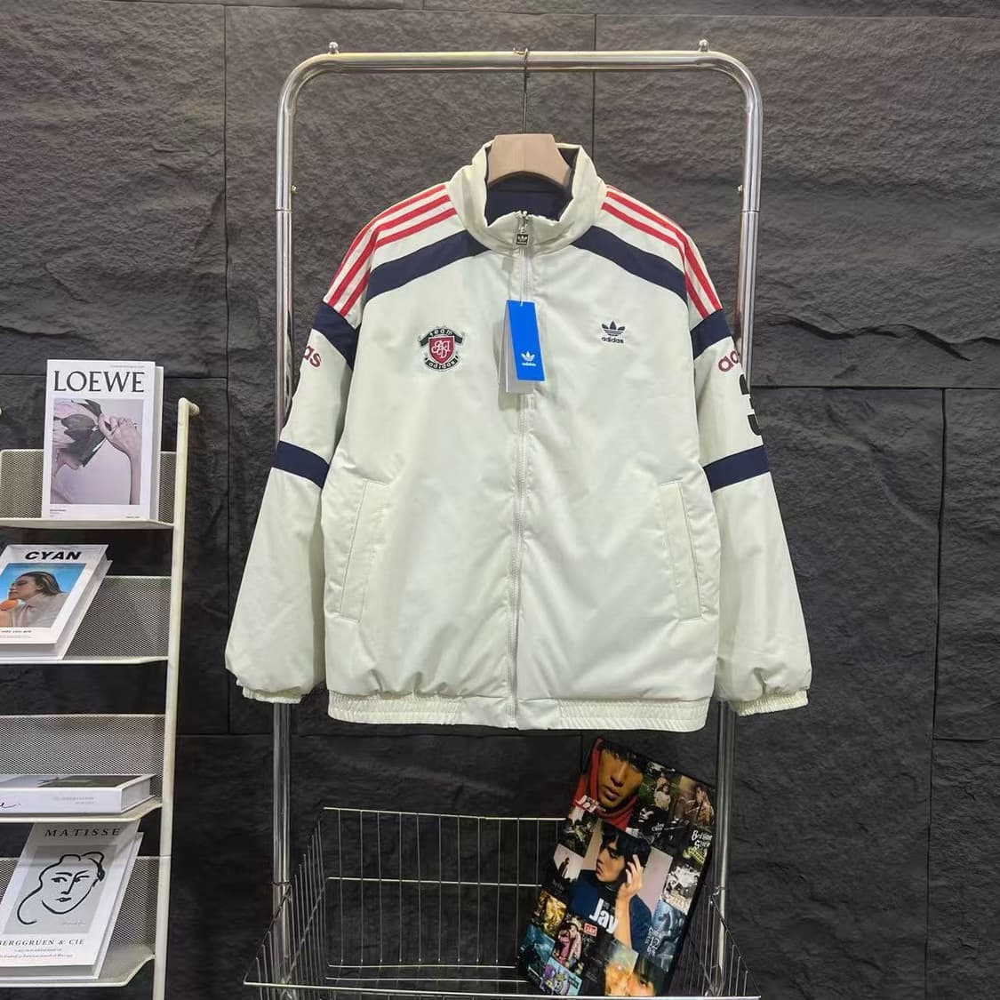 아디다스 팀 리버시블 패디드 자켓 크림 화이트 더블면 재킷 S
 상품이미지2