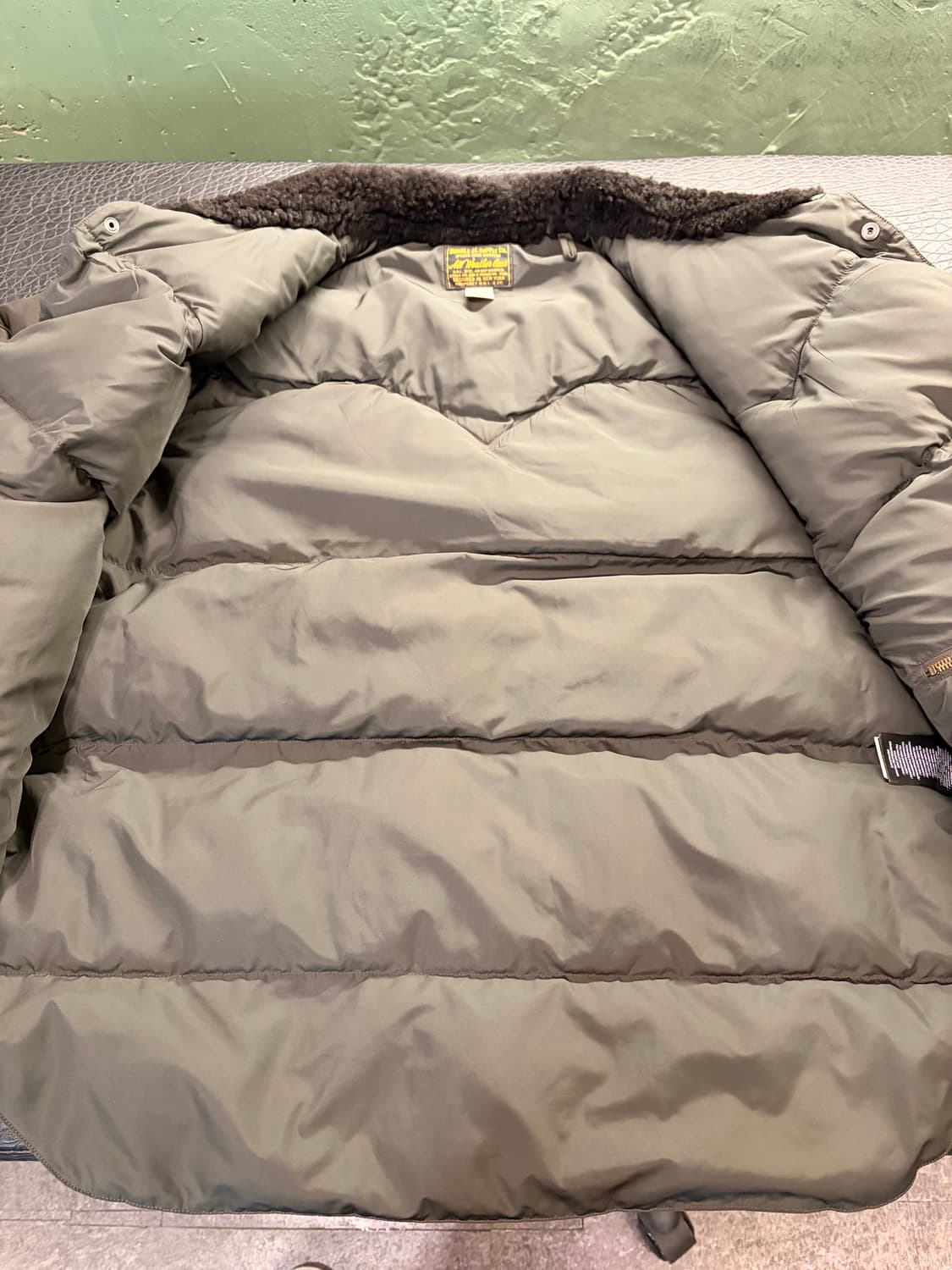 rrl 더블알엘 시얼링 칼라 레더 요크 자켓 상품이미지5