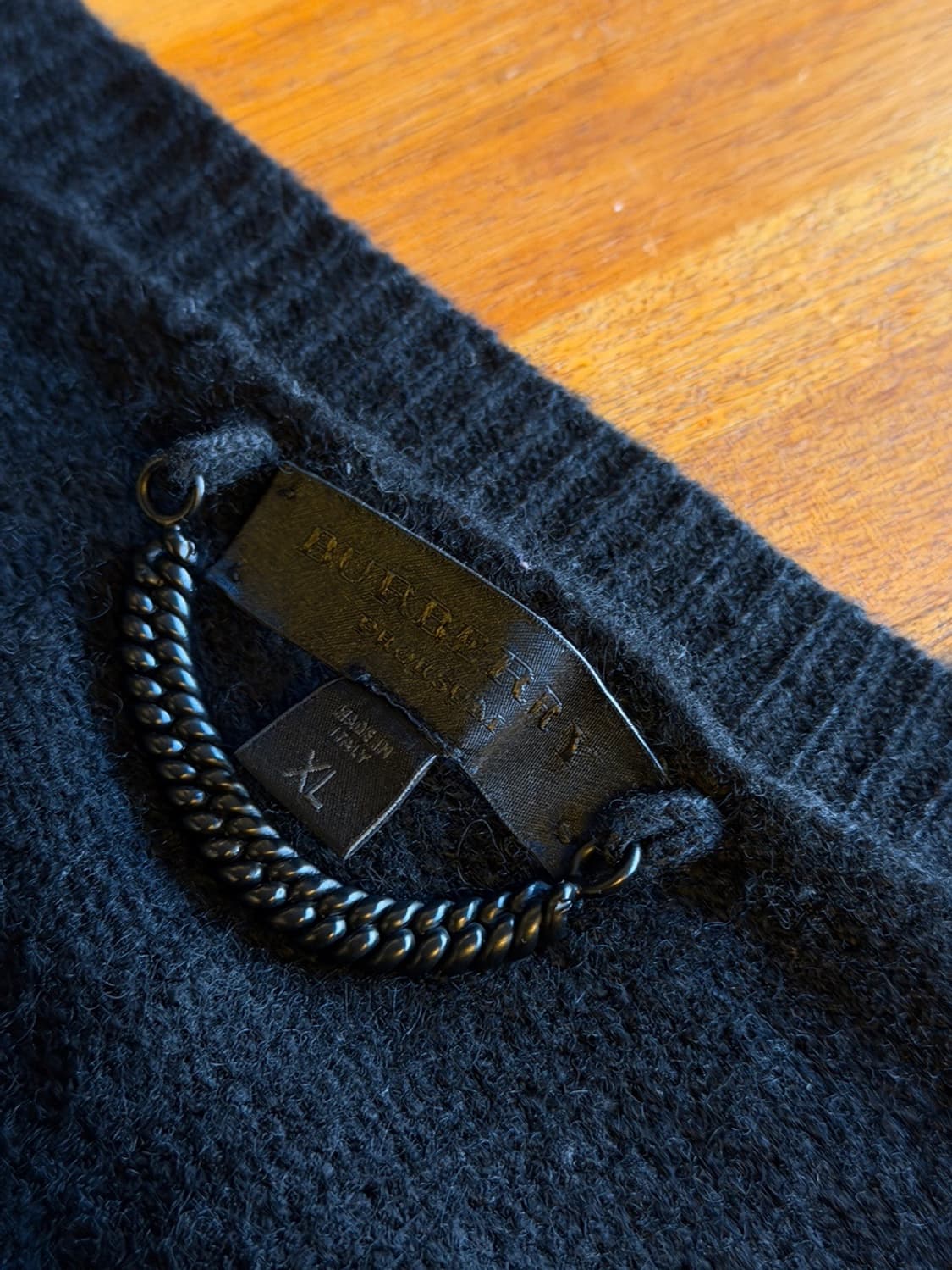 버버리 프로섬 캐시미어 니트 남 100 여 66~77 상품이미지4