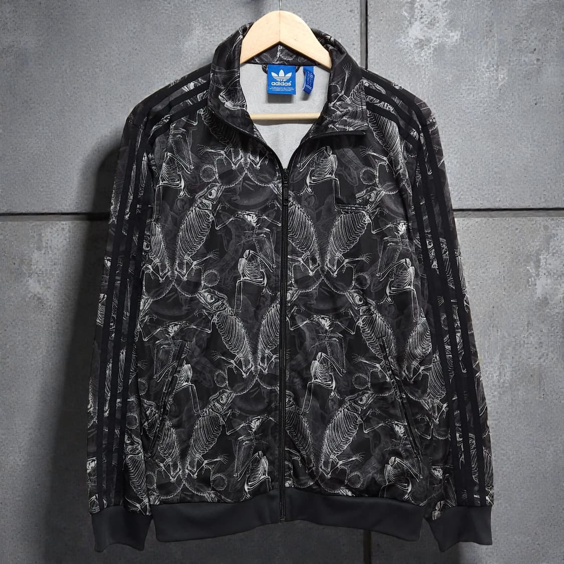 95~100)adidas 아디다스 스켈레톤 트랙탑 져지 자켓 상품이미지1