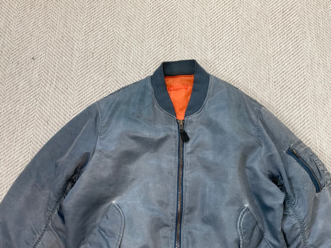 빈티지 썬 페이딩 ma-1 플라이트 자켓 J04119 상품이미지3