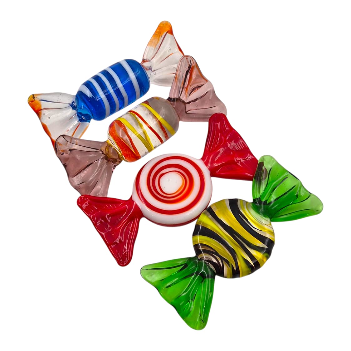 80s 이탈리아 무라노 핸드블로운 빅 캔디 세트 상품이미지1