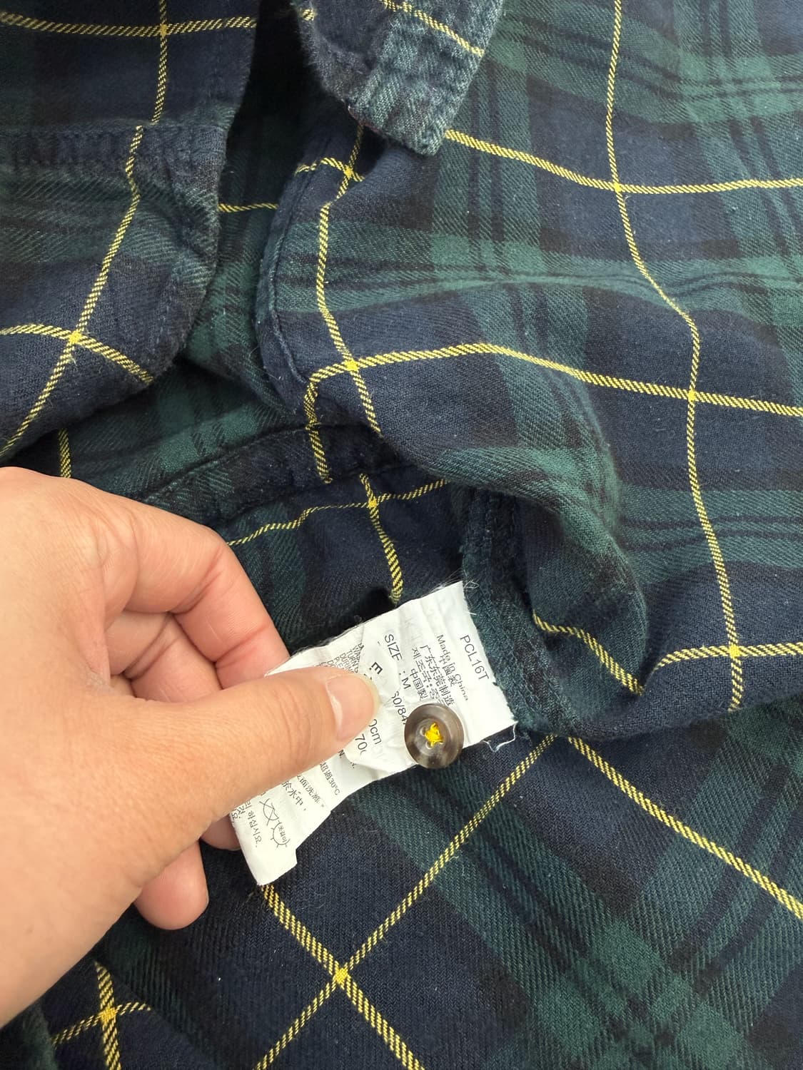 빈티지 리바이스 체크 셔츠 미니 원피스 상품이미지5