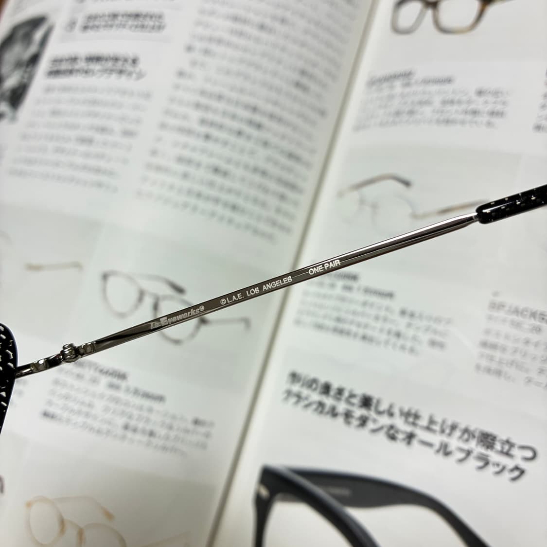 L.A EYEWORKS 엘에이 아이웍스 캣아이 안경 상품이미지5