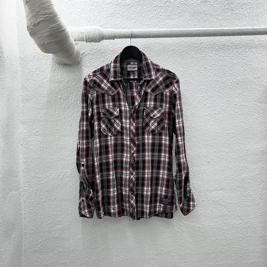 Villand punk check pattern shirts 상품이미지3