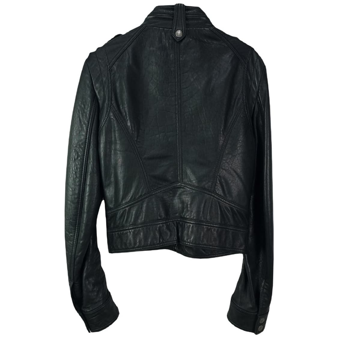 [톰보이] 리얼 램스킨 고틱 펑크 집업 양가죽 자켓 블랙 M18818 상품이미지3