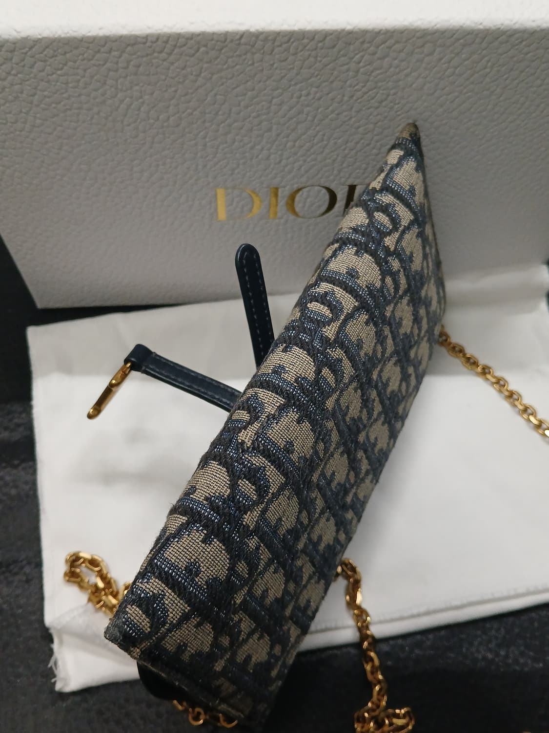 디올 오블리크 새들 체인 파우치 S5614CTZQ 상품이미지9