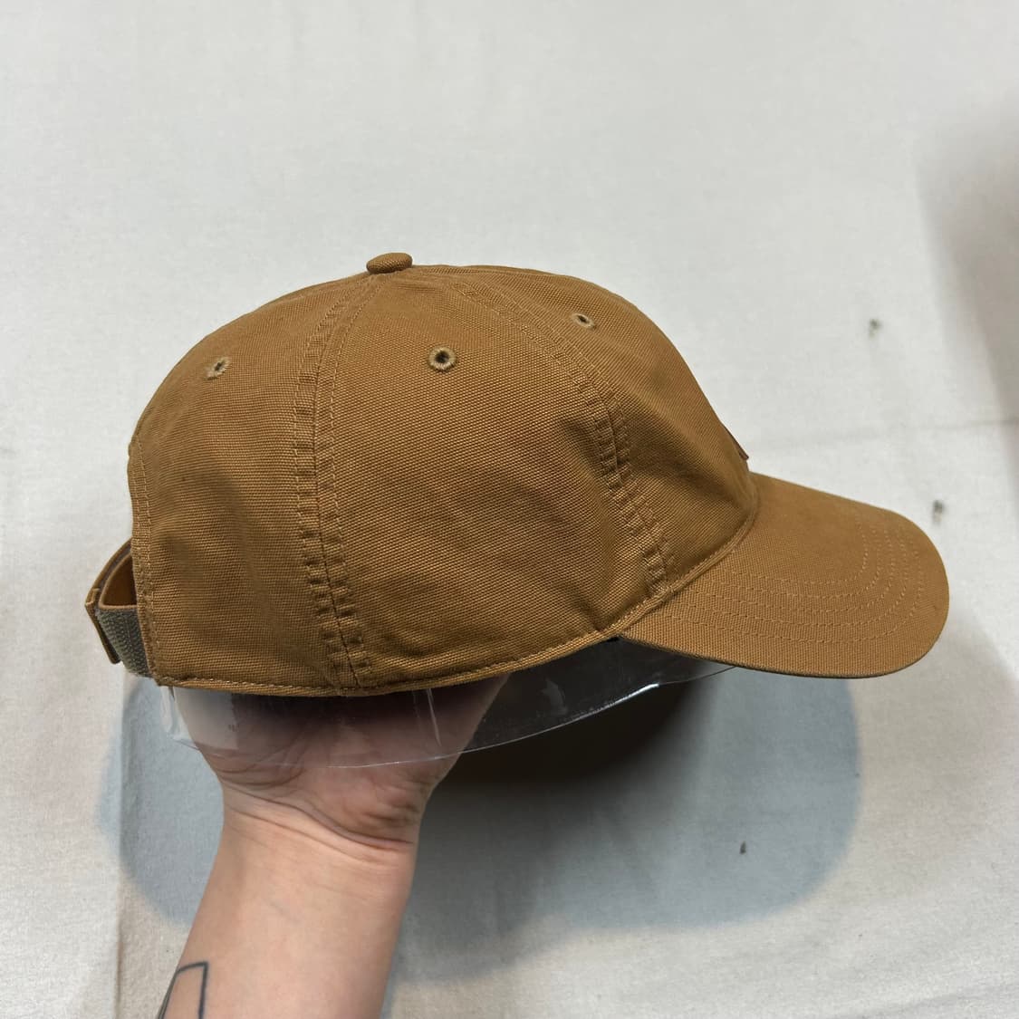 칼하트 워크웨어 볼캡 모자 브라운 정품 상품이미지5
