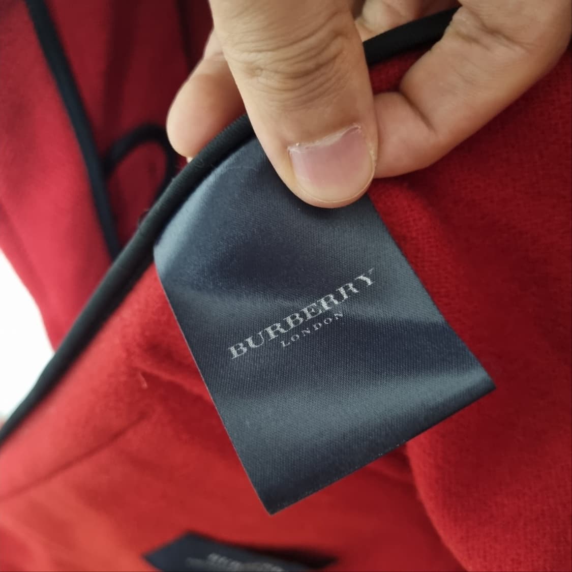 버버리 레드 더플 떡볶이 코트 상품이미지7