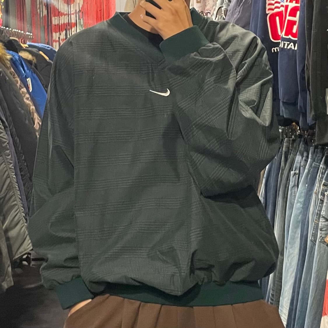 [IM] Nike 나이키 딥그린 체크 웜업 상품이미지1