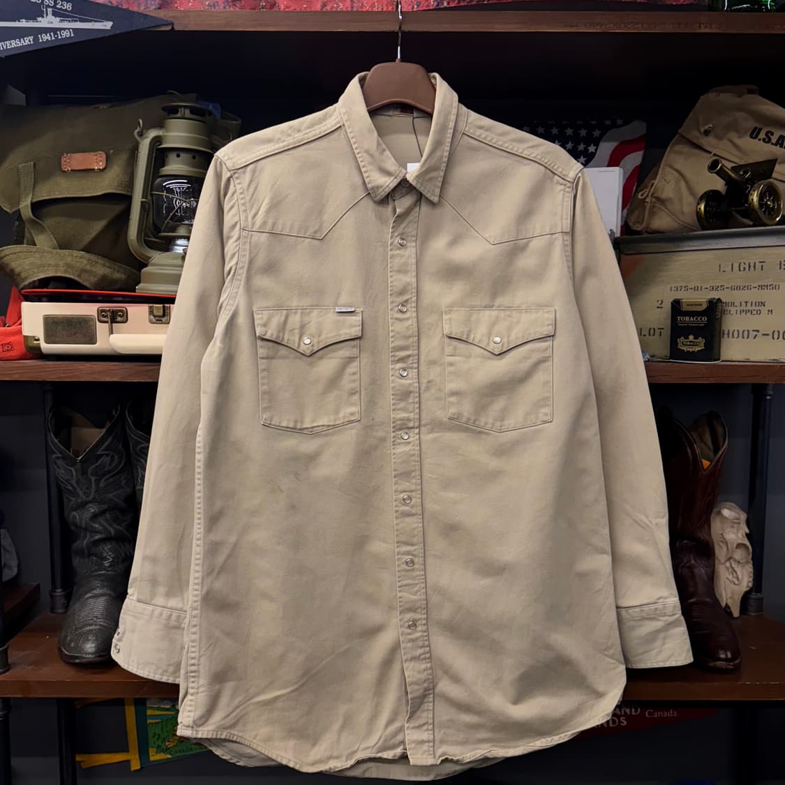 칼하트 오리지널 펄 스냅 웨스턴 워크 셔츠 N218 상품이미지1