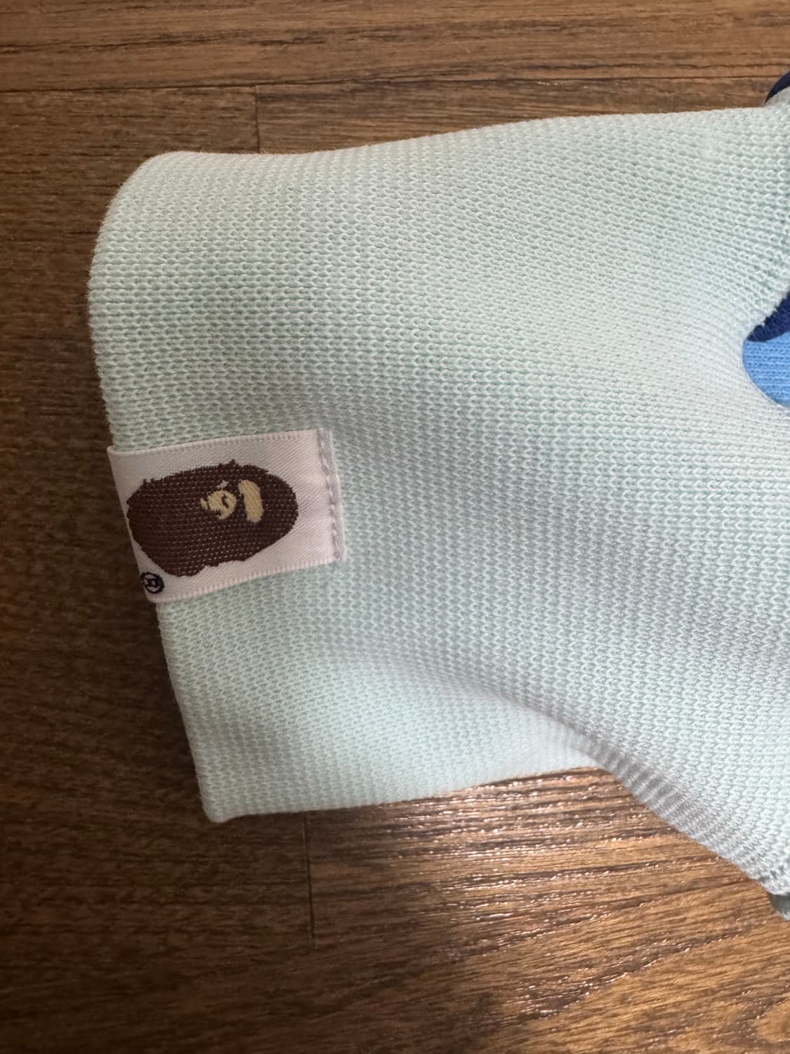 베이프 ABC 카모 샤크 풀 집 후드 블루 상품이미지4