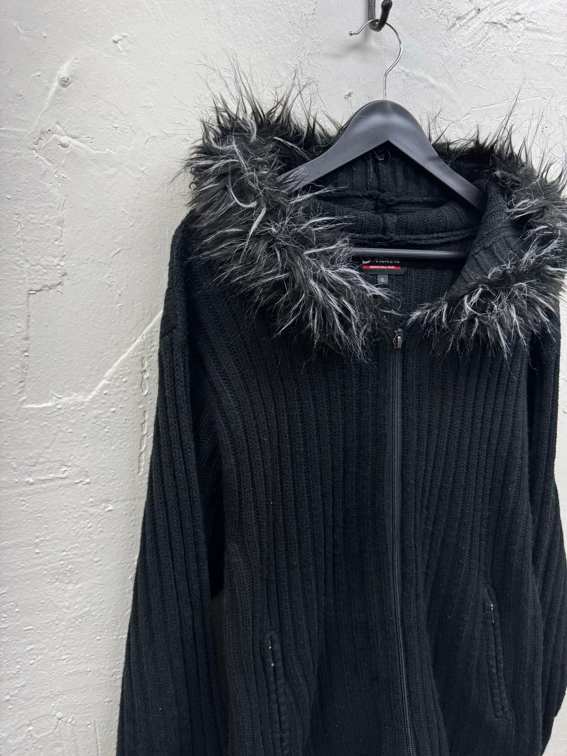 Sorridere 00s trimming fur hoodie 상품이미지4