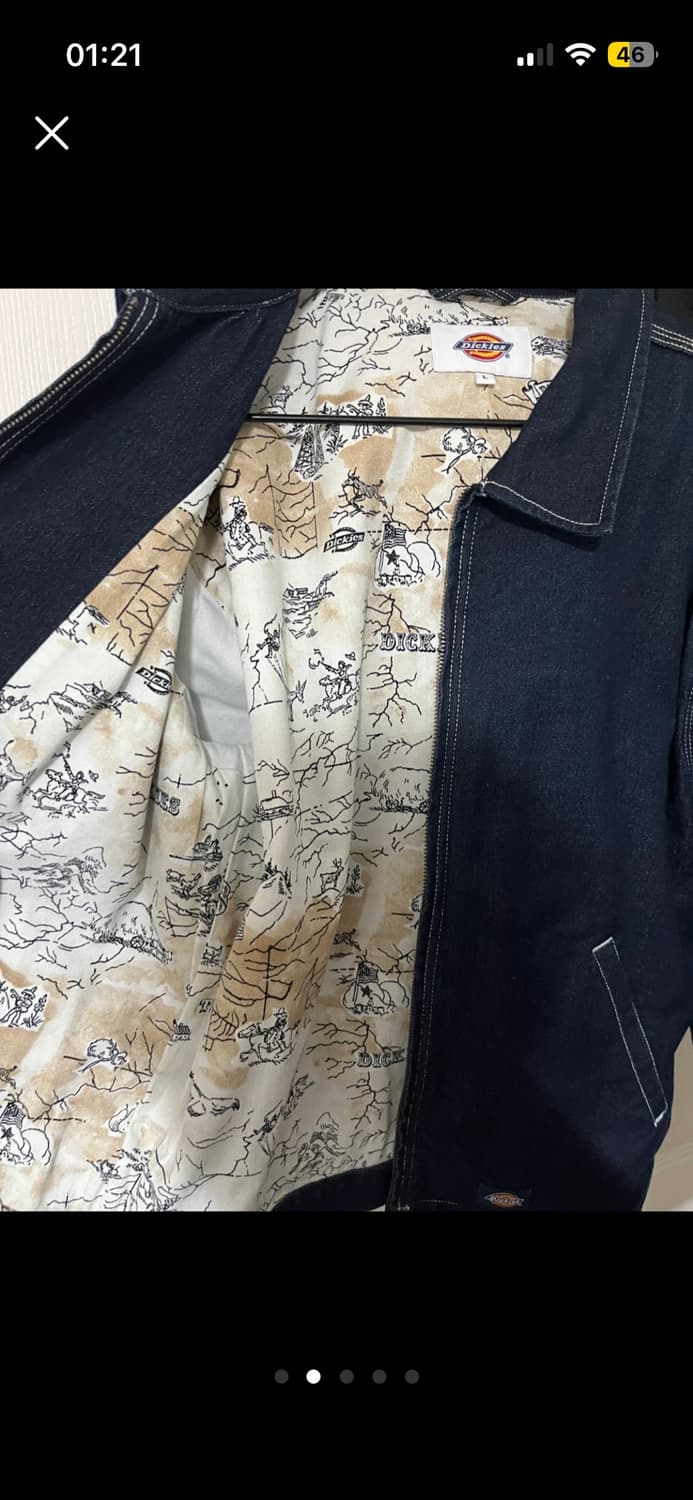 디키즈 데님 자켓 L팝니다 상품이미지2