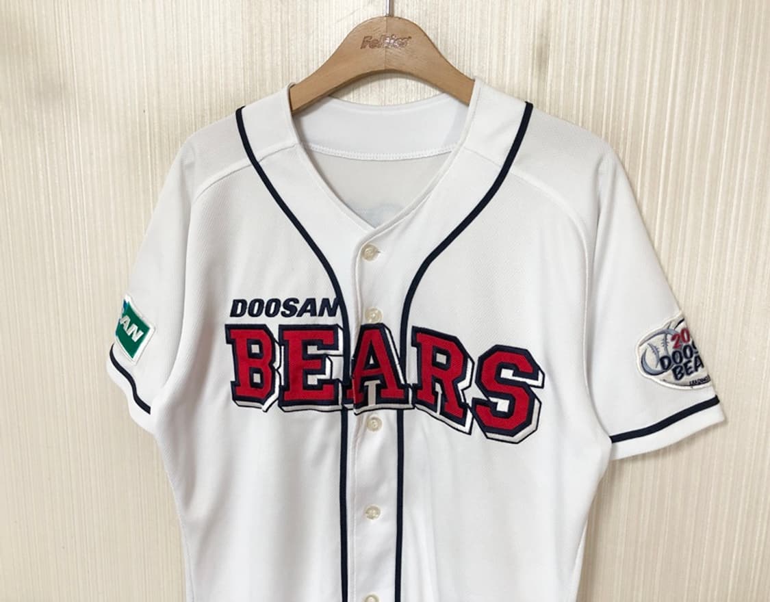KBO 두산베어스 홈유니폼/져지 100 #14 고영민 상품이미지5