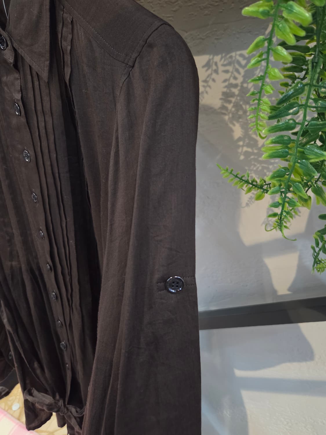 BURBERRY 버버리 초코브라운 긴팔셔츠 상품이미지7