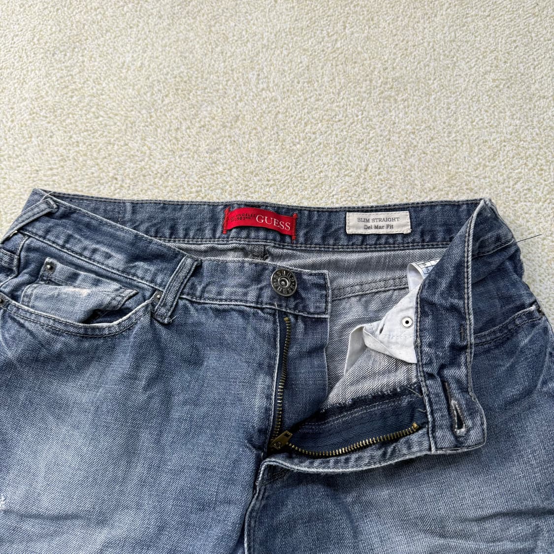 [175/84A] 게스 데미지 데님팬츠 0108T1 상품이미지3