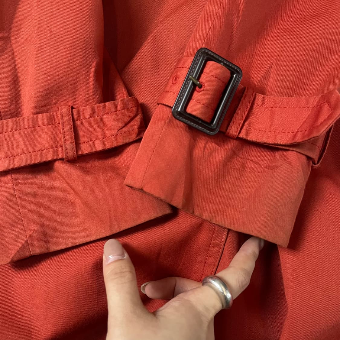  JPN 오렌지 트렌치 더블코트 상품이미지6