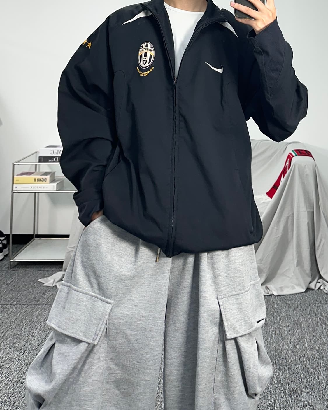 나이키 00s 유벤투스 바람막이 L 상품이미지3