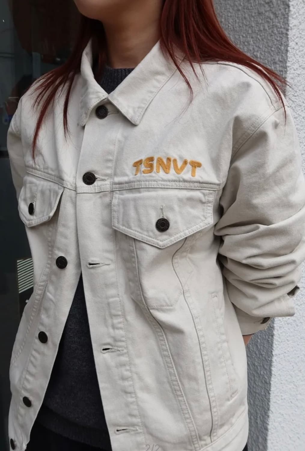Thisisneverthat Trucker jacket off white 상품이미지1