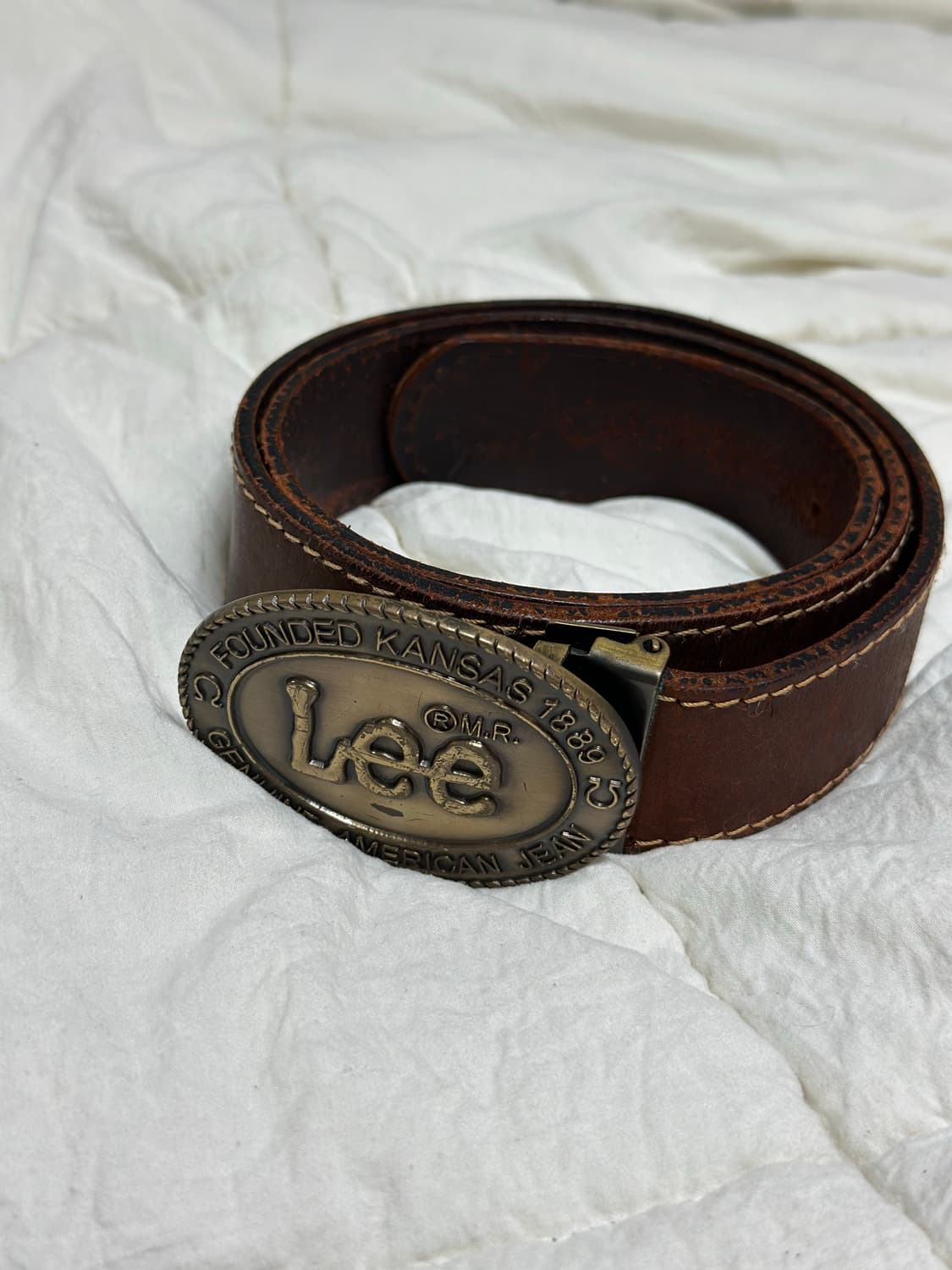 미제 Lee 웨스턴 가죽 벨트  상품이미지1