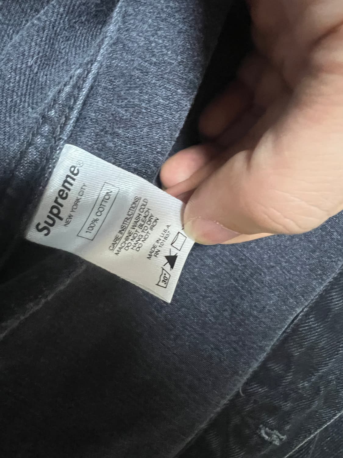 명작) 슈프림 블랙사바스 흑청 데님 트러커 m 사이즈 상품이미지6