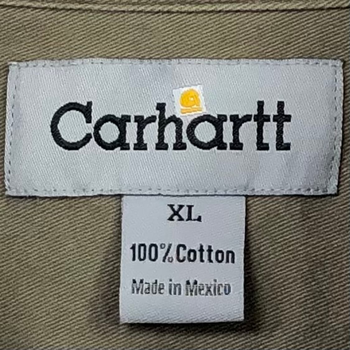 Xxl 칼하트 카키 워크 셔츠 상품이미지3