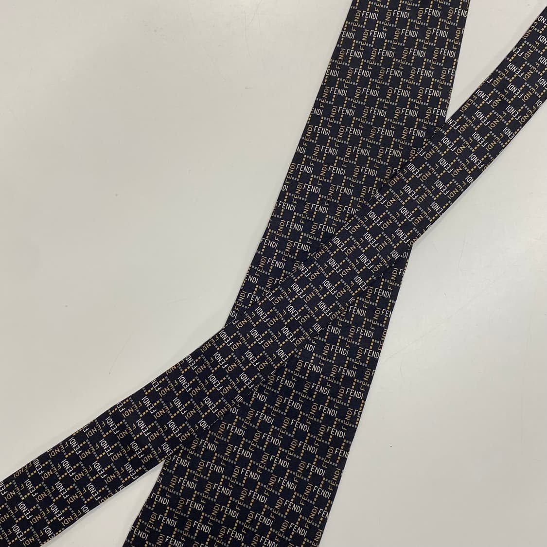 펜디 (FENDI) 영문 모노그램 정품 명품 넥타이 상품이미지4