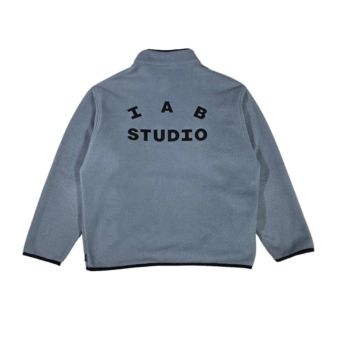 IAB STUDIO 아이앱 쿨그레이 반집업 후리스 상품이미지1