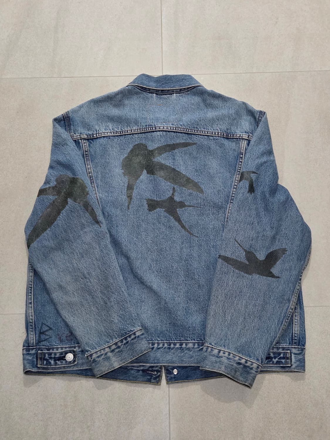 리바이스 버드 프린팅 데님자켓 상품이미지2