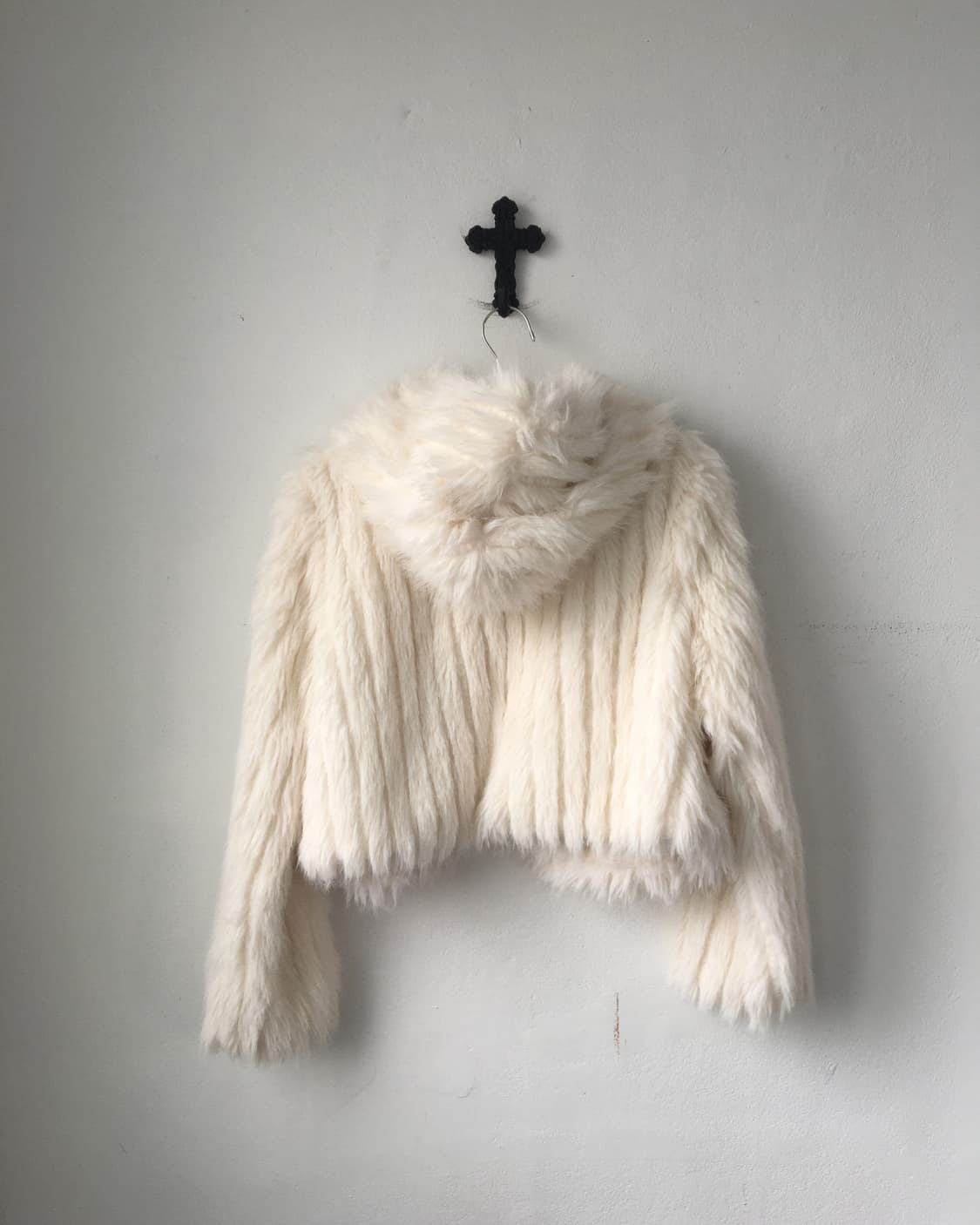 Fake fur hood jacket 상품이미지4